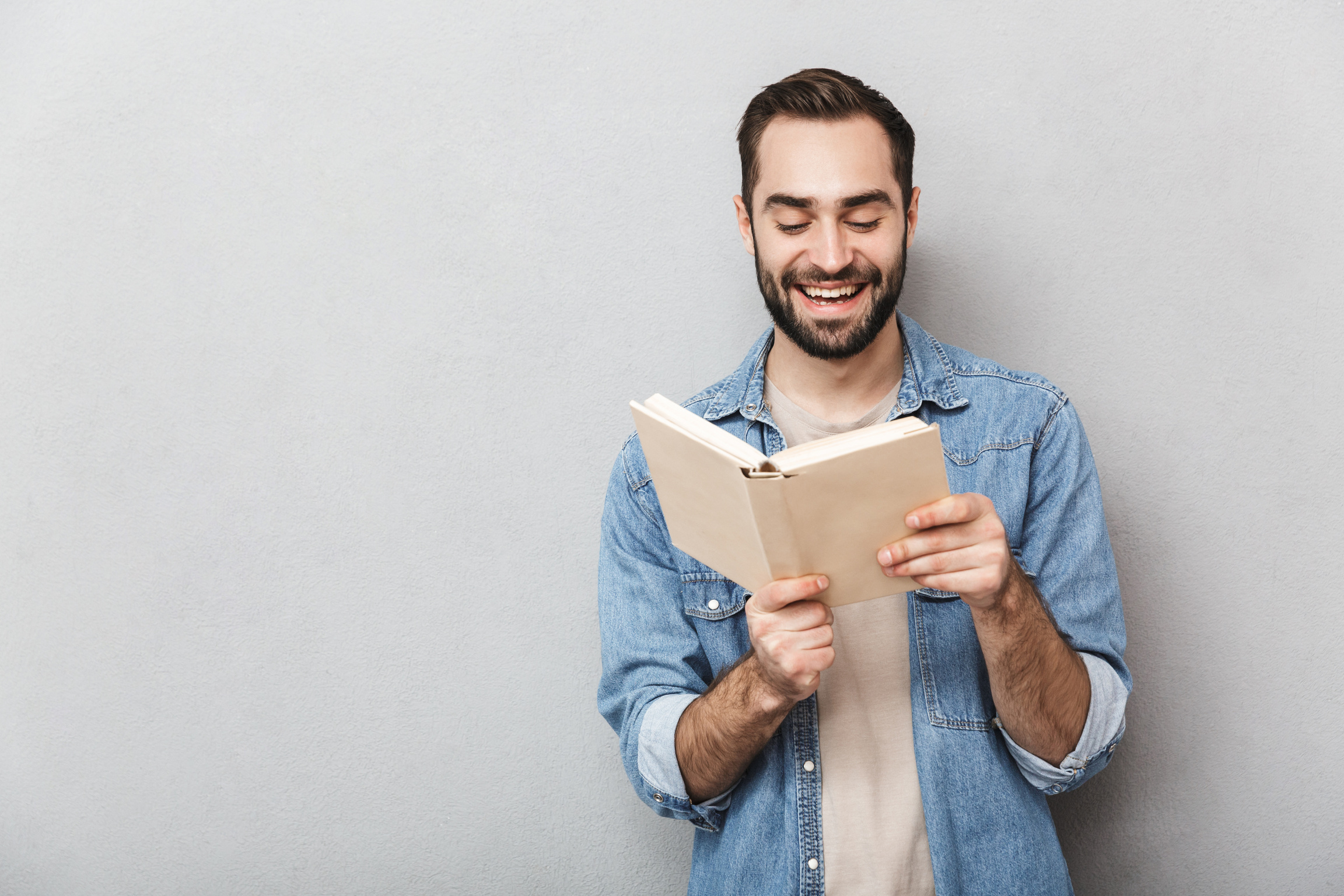 Man Reading a Book